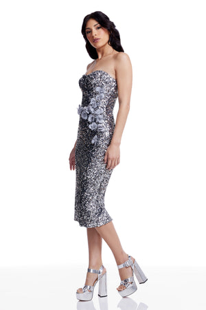 Shailene Dress / SILVER