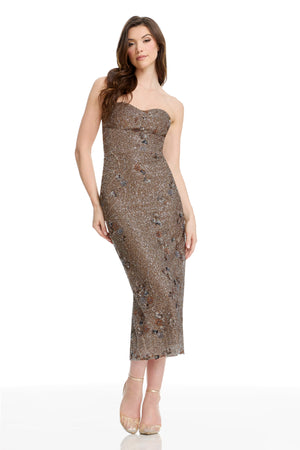 SHAILENE DRESS / BRONZE MULTI