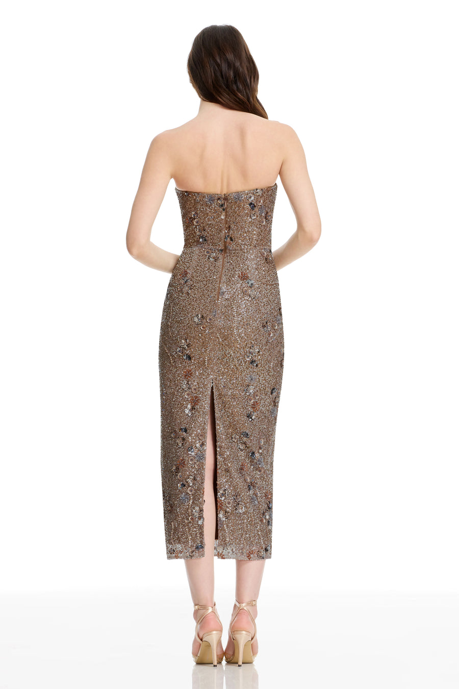 SHAILENE DRESS / BRONZE MULTI