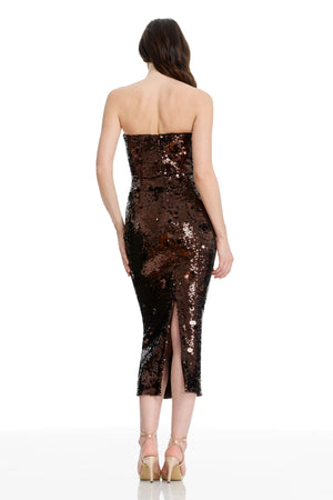 SHAILENE DRESS / MOCHA