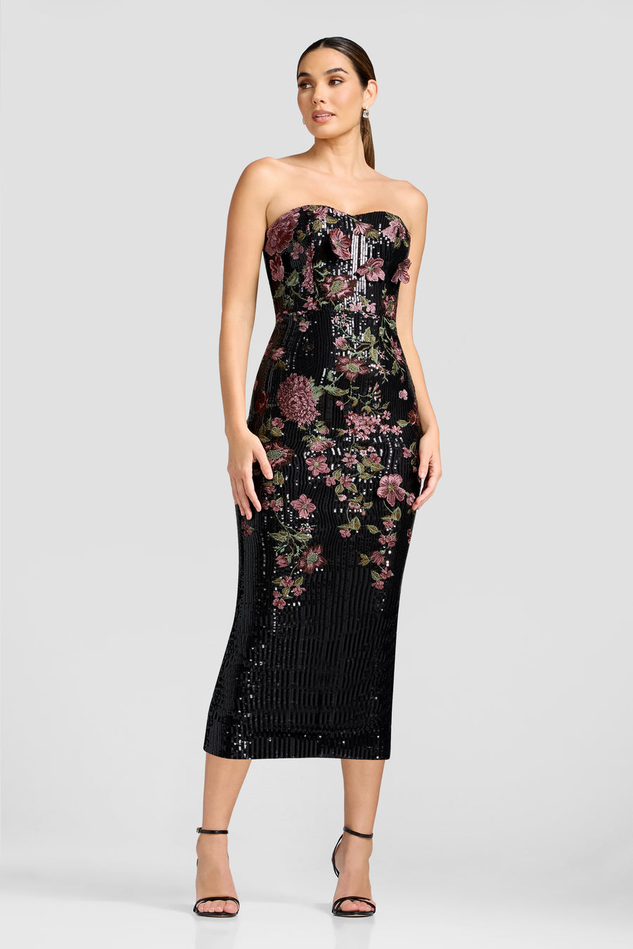 Shailene Dress / BLACK MULTI