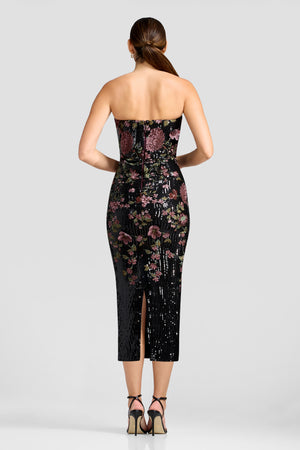 Shailene Dress / BLACK MULTI