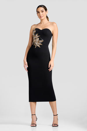 Shailene Dress / BLACK MULTI