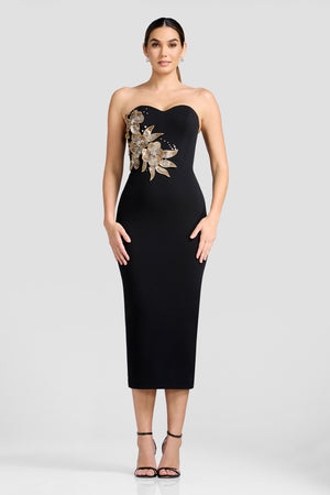Shailene Dress / BLACK MULTI