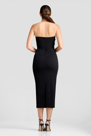 Shailene Dress / BLACK MULTI