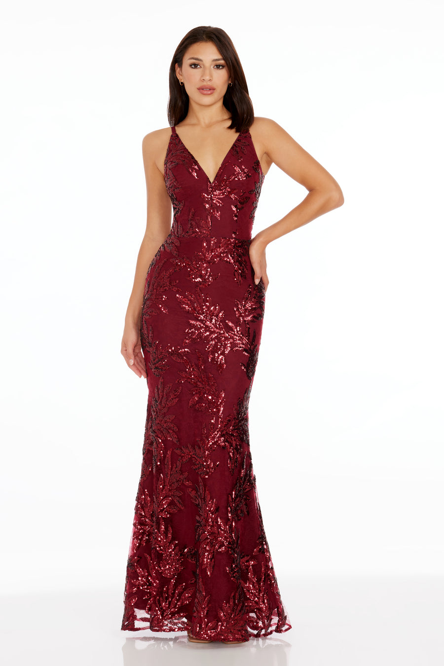 Sharon Gown / BURGUNDY