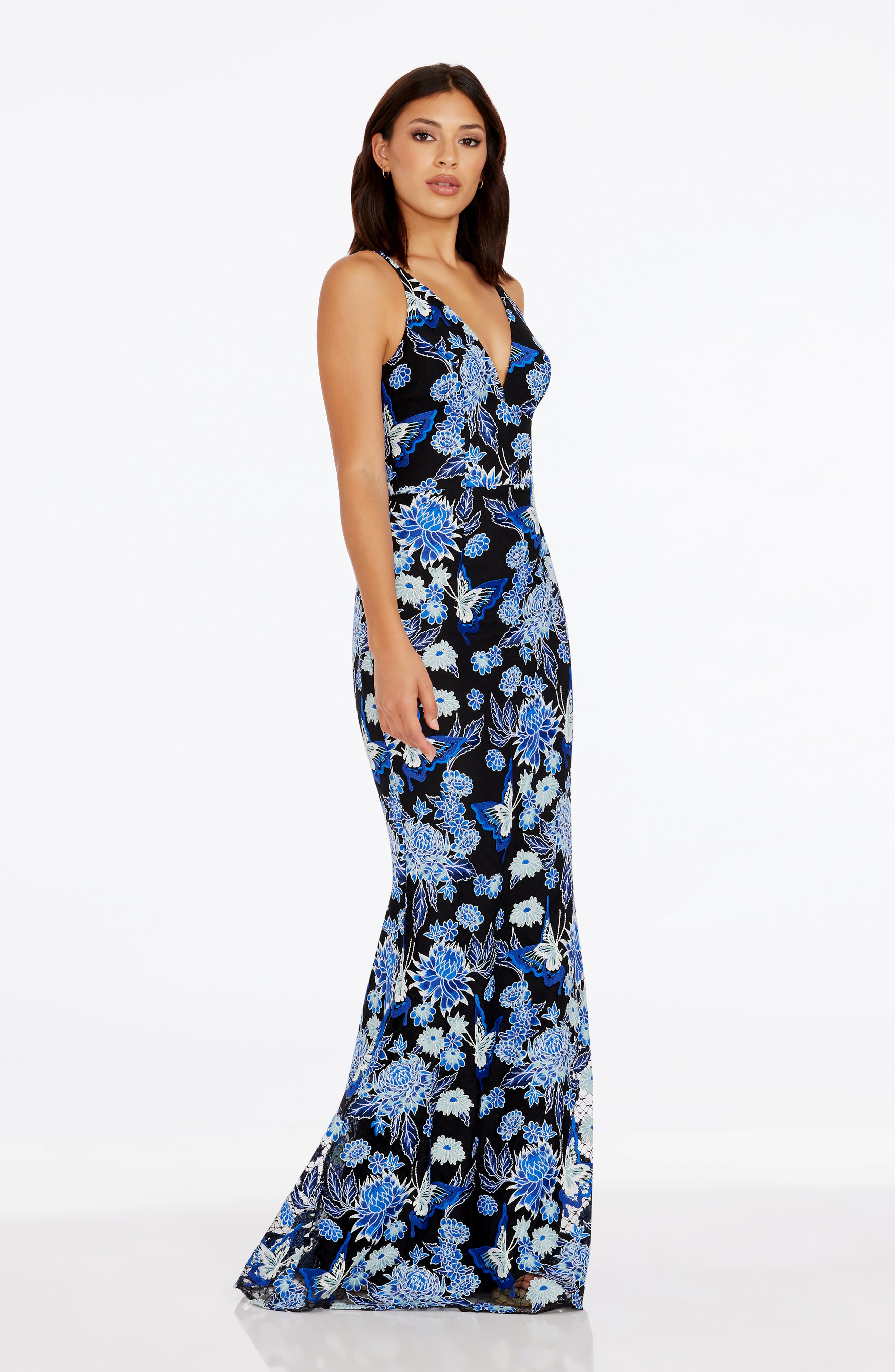 dress the population 138982 Dress the Population Black Sequin Bodycon Dress Size M 138982 NWT