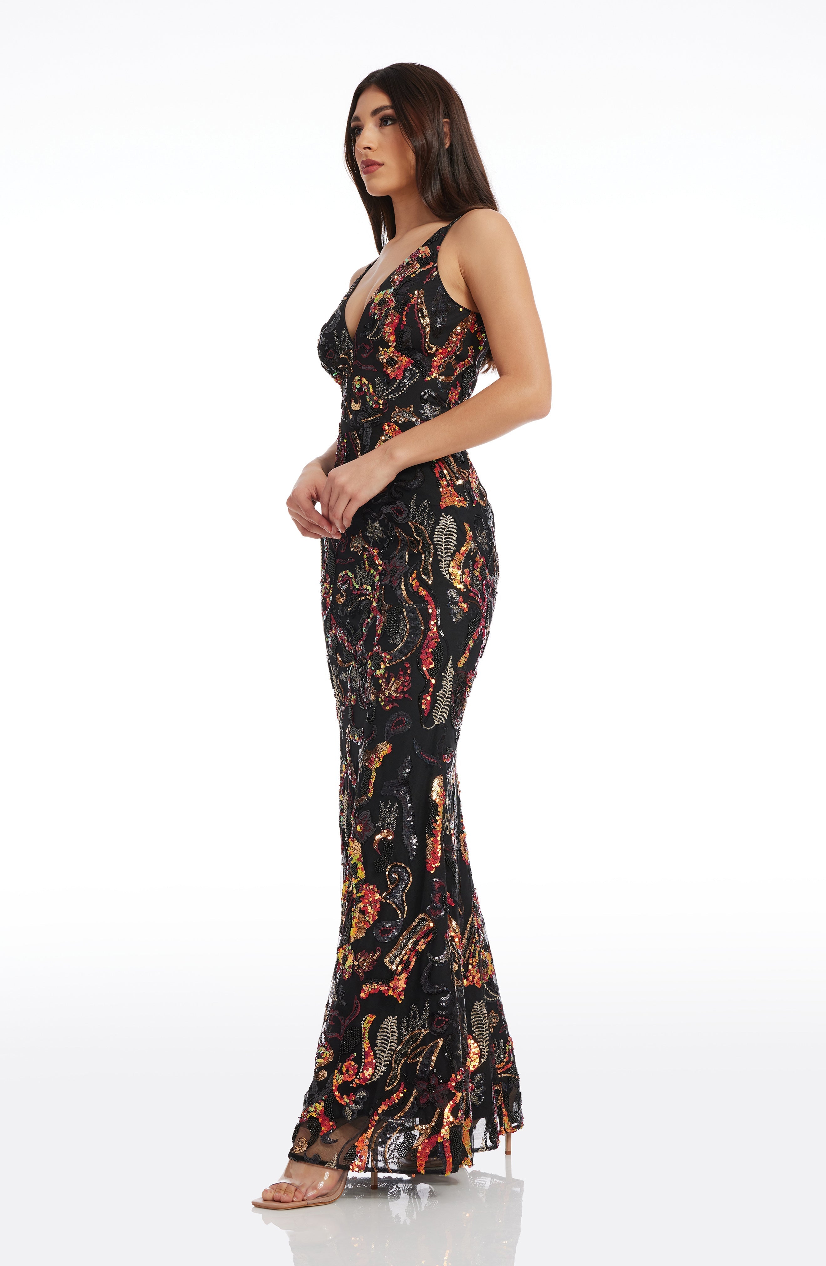 ◆Dress the Population スローン ノースリーブ シース ドレス Sloane Dress – Dress the Population