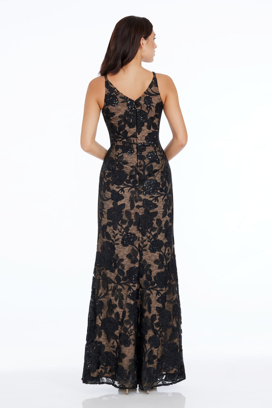 Sharon Dress / BLACK MULTI
