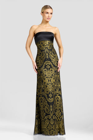 Shay Gown / BLACK-GOLD