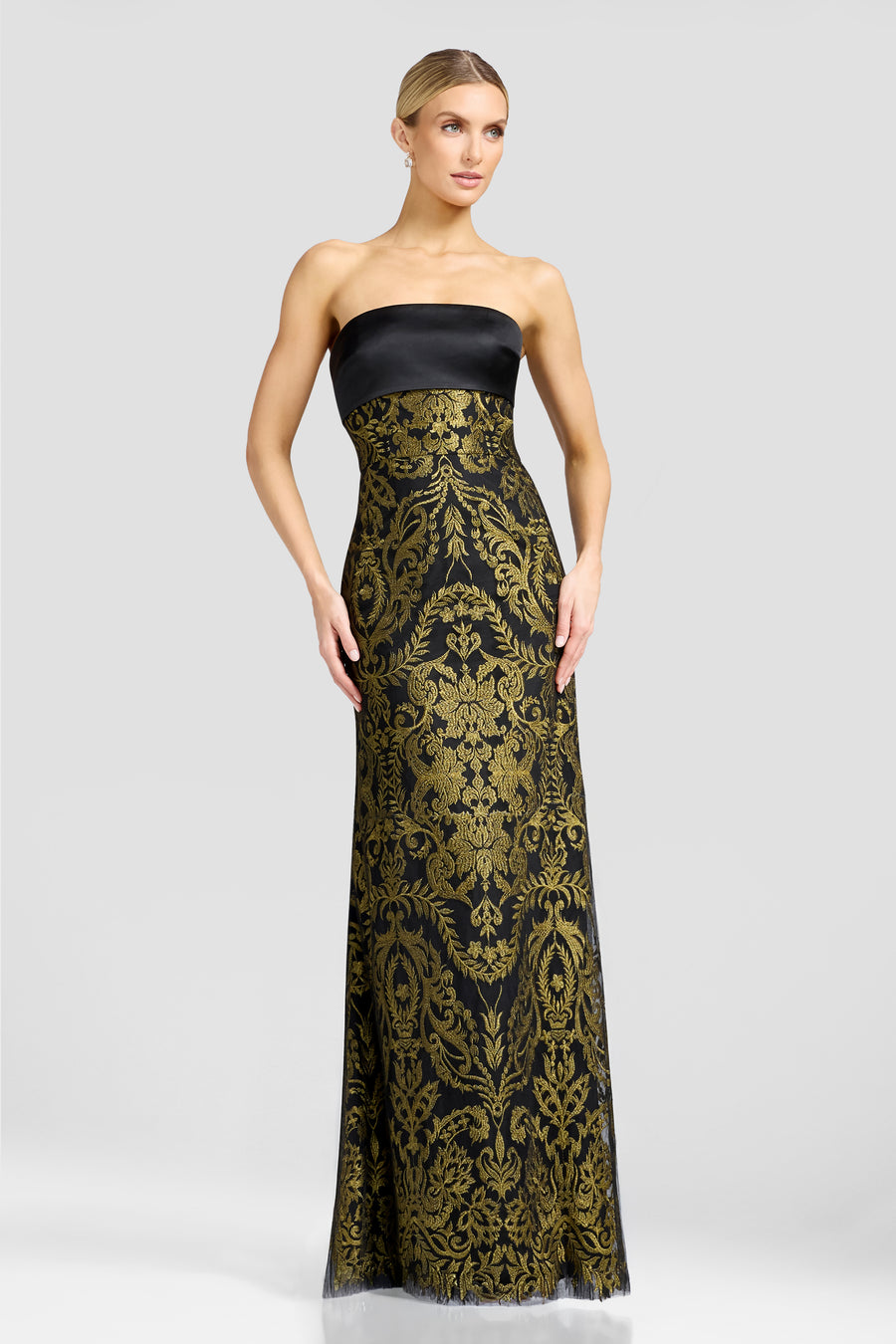 Shay Gown / BLACK-GOLD