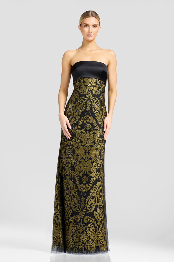 Shay Gown / BLACK-GOLD