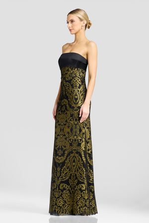 Shay Gown / BLACK-GOLD