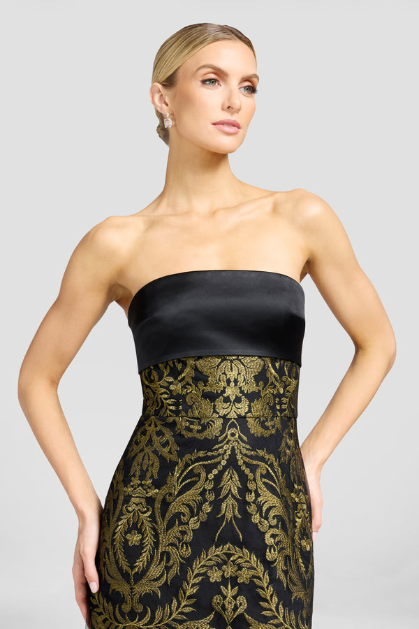 Shay Gown / BLACK-GOLD