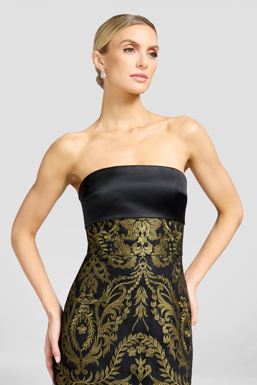 Shay Gown / BLACK-GOLD