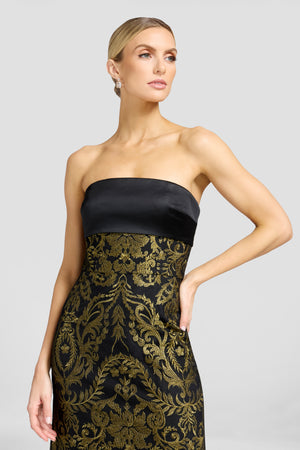 Shay Gown / BLACK-GOLD