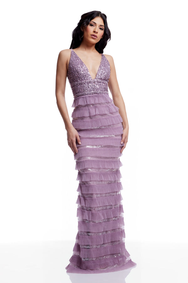 SHELLEY GOWN / DUSTY LAVENDER