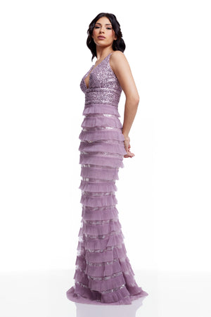 SHELLEY GOWN / DUSTY LAVENDER