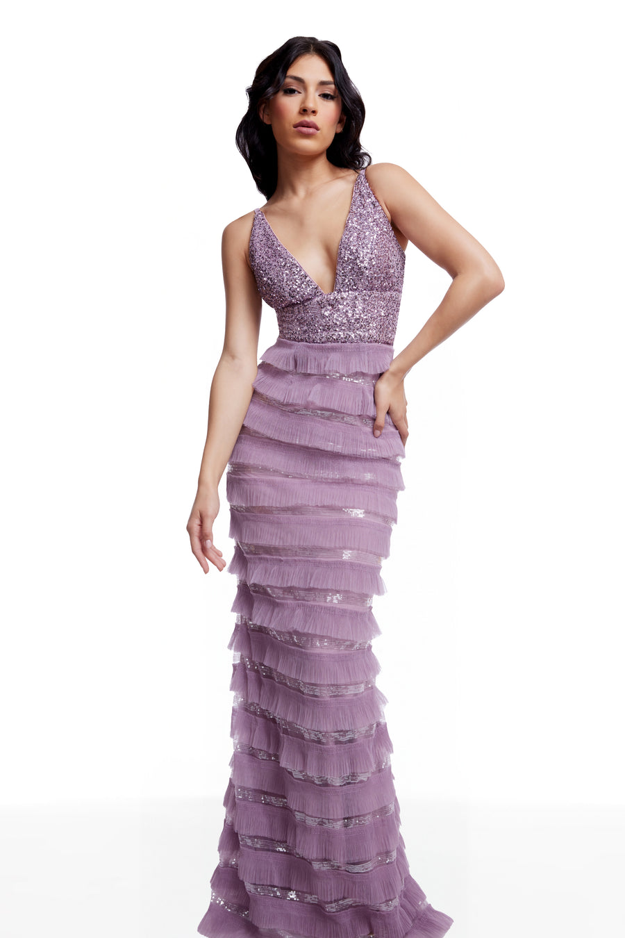 SHELLEY GOWN / DUSTY LAVENDER