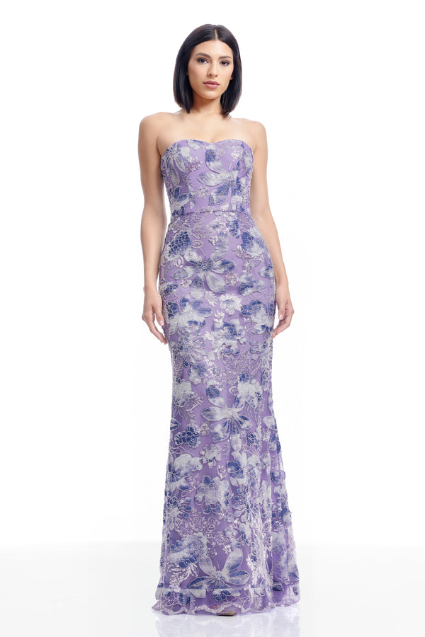 Sheridan Dress / Lilac Multi