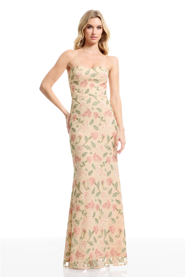SHERIDAN GOWN / BLUSH MULTI