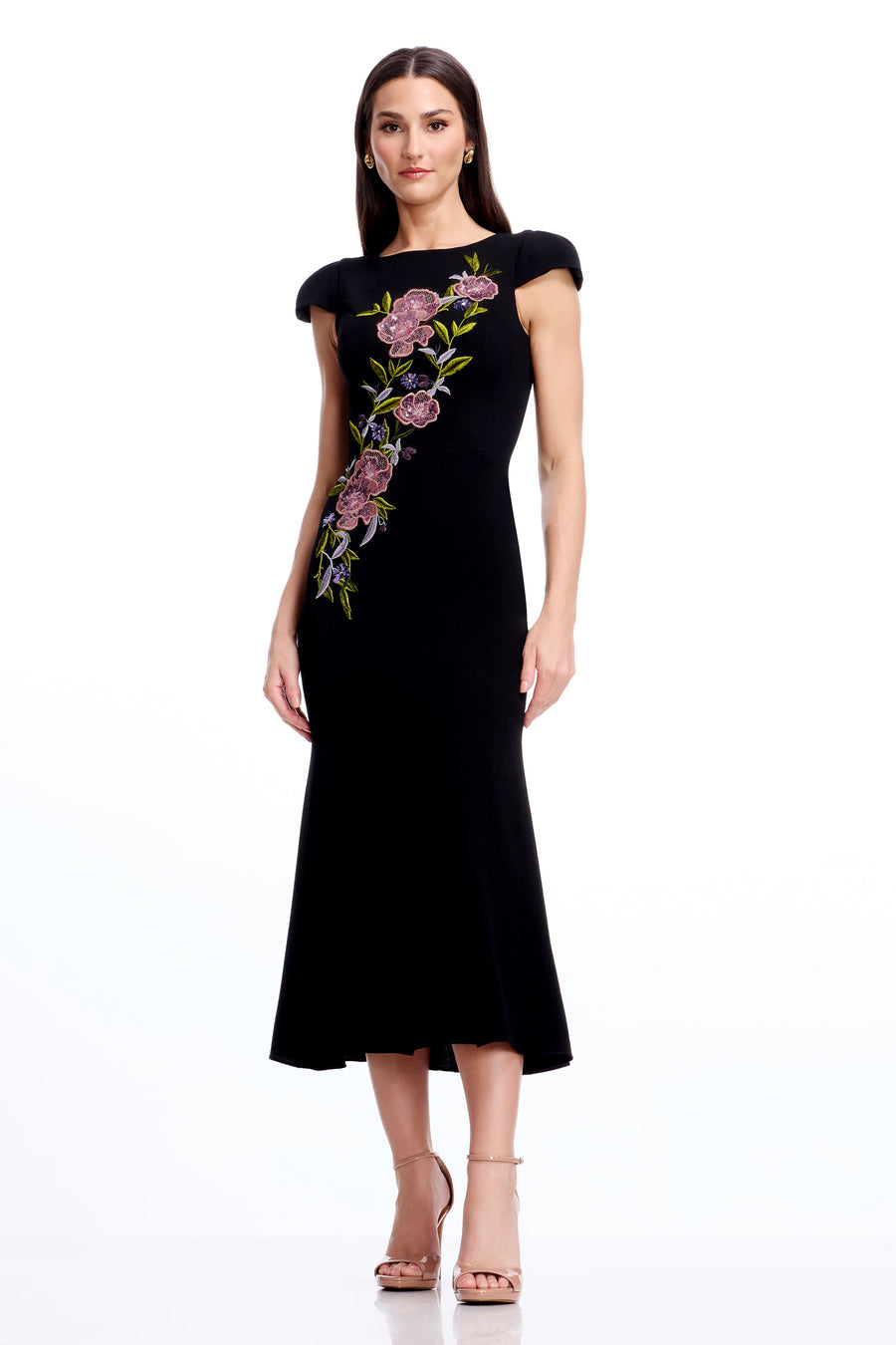 Sheryl Dress / BLACK MULTI