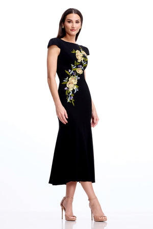 Sheryl Dress / BLACK MULTI