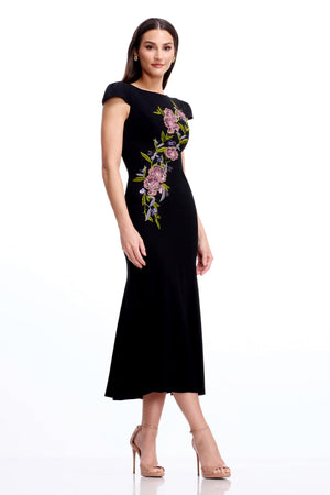 Sheryl Dress / BLACK MULTI