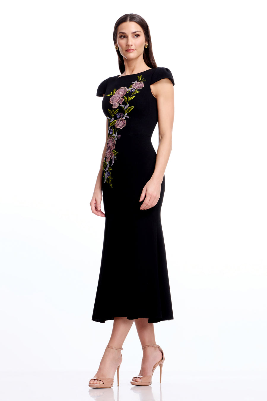 Sheryl Dress / BLACK MULTI