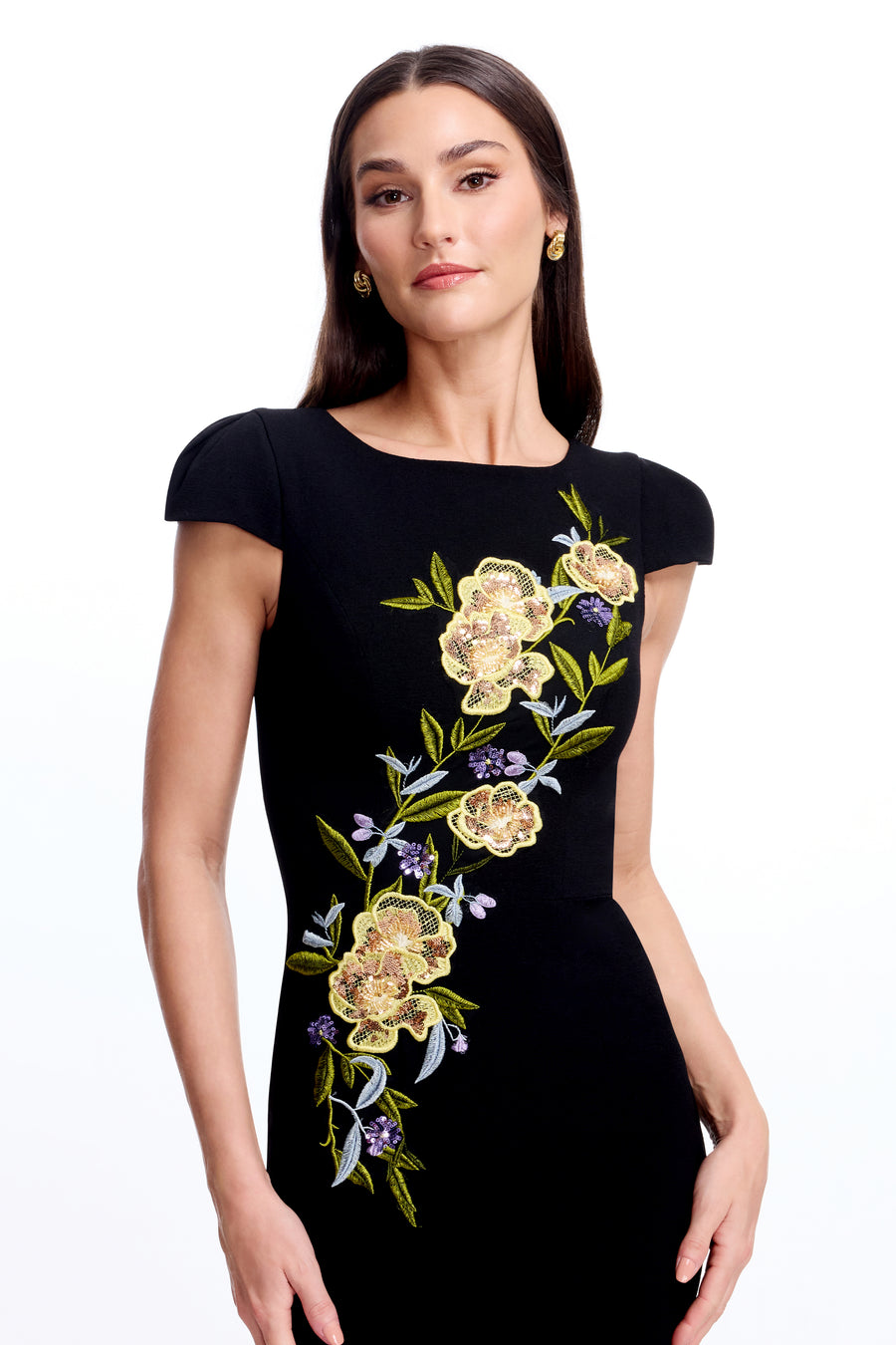 Sheryl Dress / BLACK MULTI