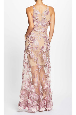 Sidney Gown / LILAC/NUDE