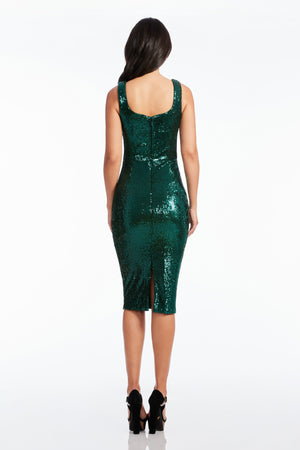 Sloane Dress / DEEP EMERALD