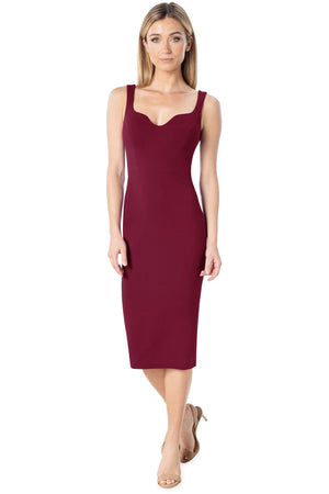 Sloane Dress / BURGUNDY