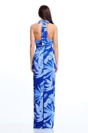 Solana Gown / NAVY MULTI