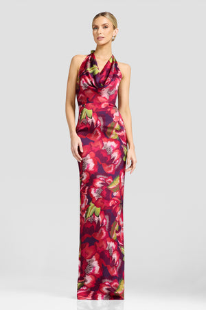 Solana Dress / DARK MAGENTA M