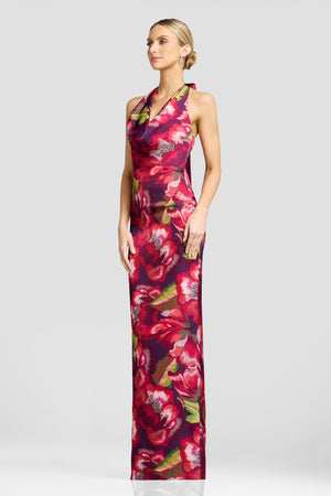 Solana Dress / DARK MAGENTA M