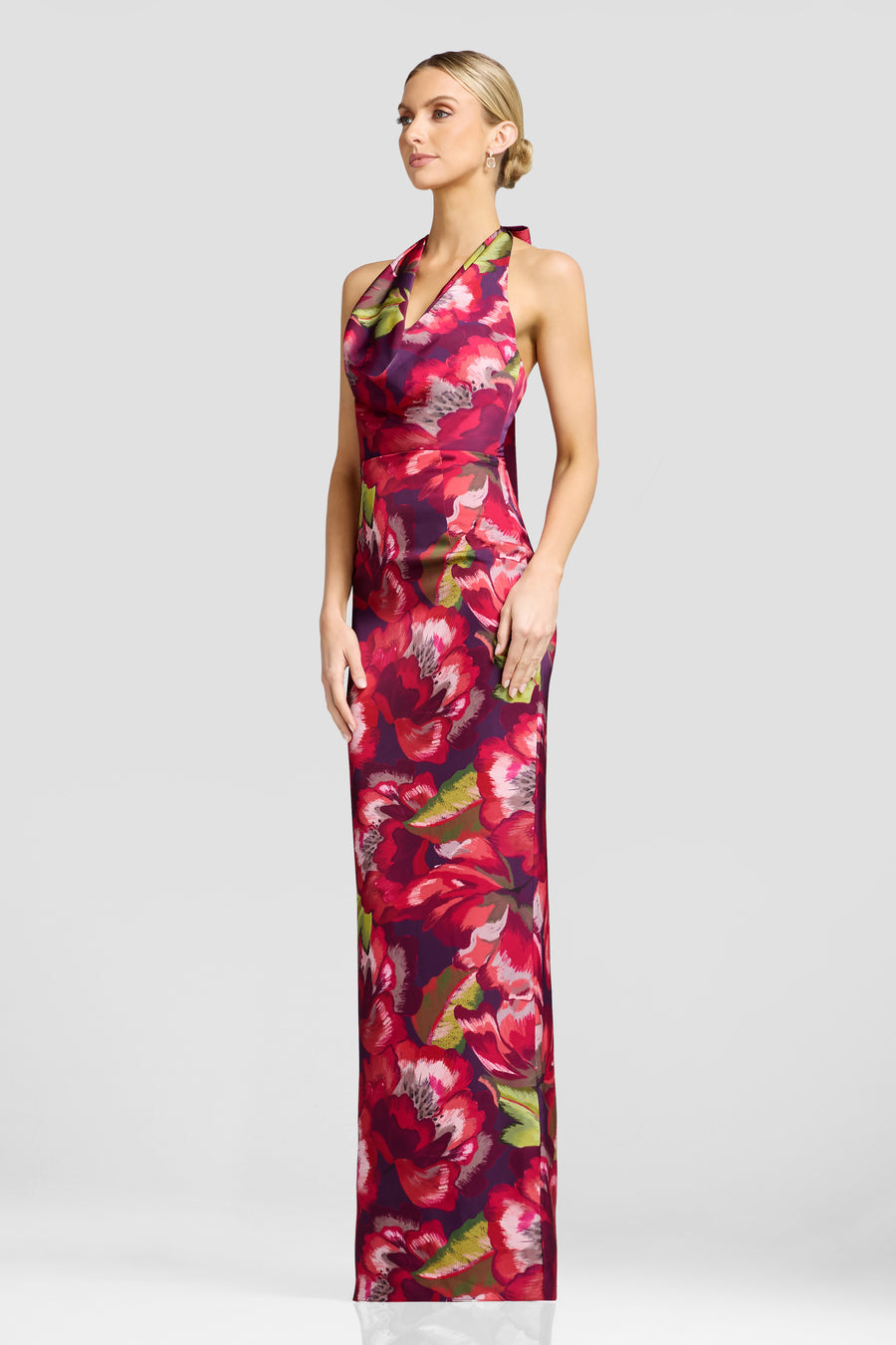 Solana Dress / DARK MAGENTA M