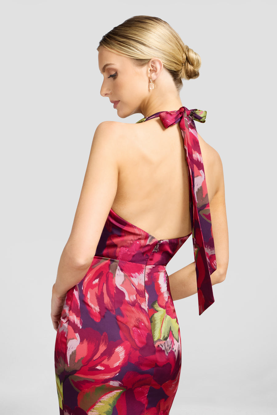 Solana Dress / DARK MAGENTA M