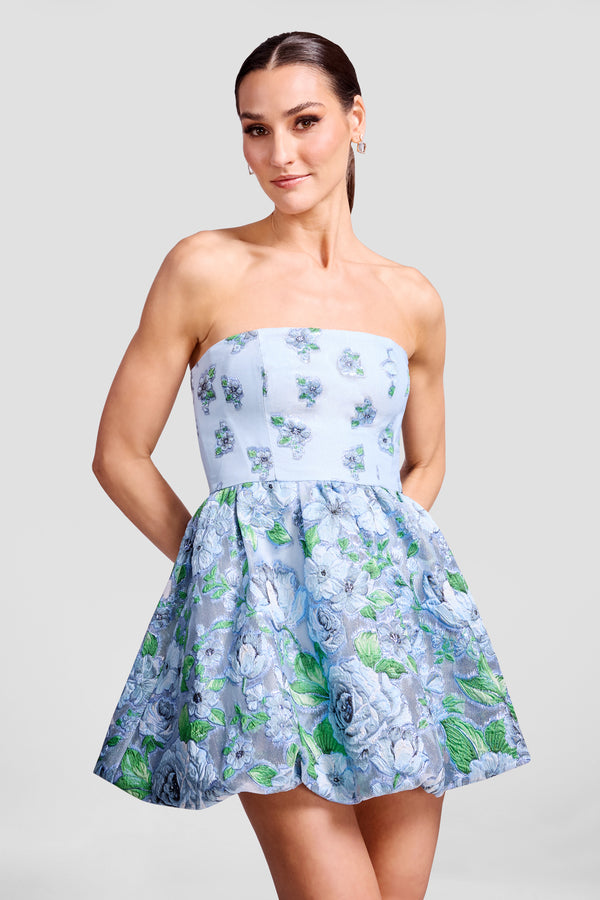 SPENCER DRESS / SKY MULTI