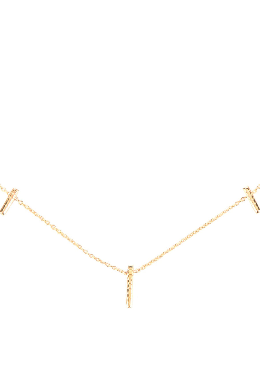 delicate gold vermeil necklace