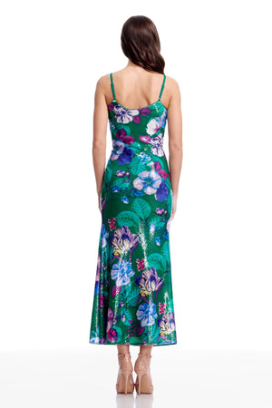 Susan Dress / KELLY GREEN MULTI