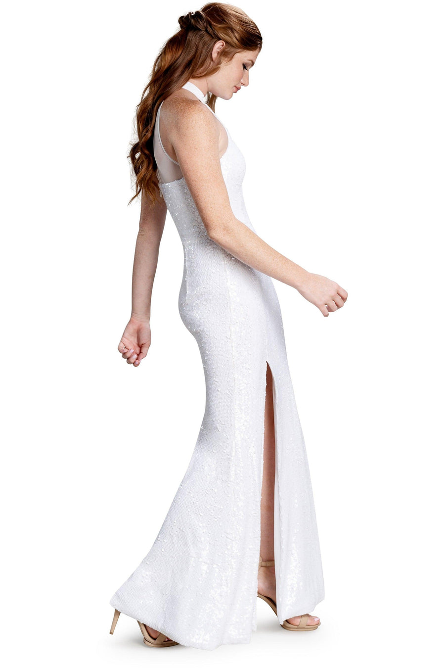 Samara Gown / OFF WHITE MULTI