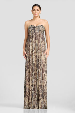 Talon Dress / MOCHA MULTI