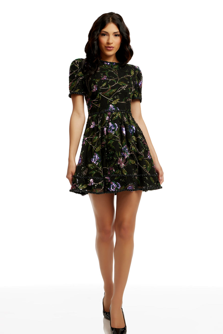 Tanner Dress / BLACK MULTI