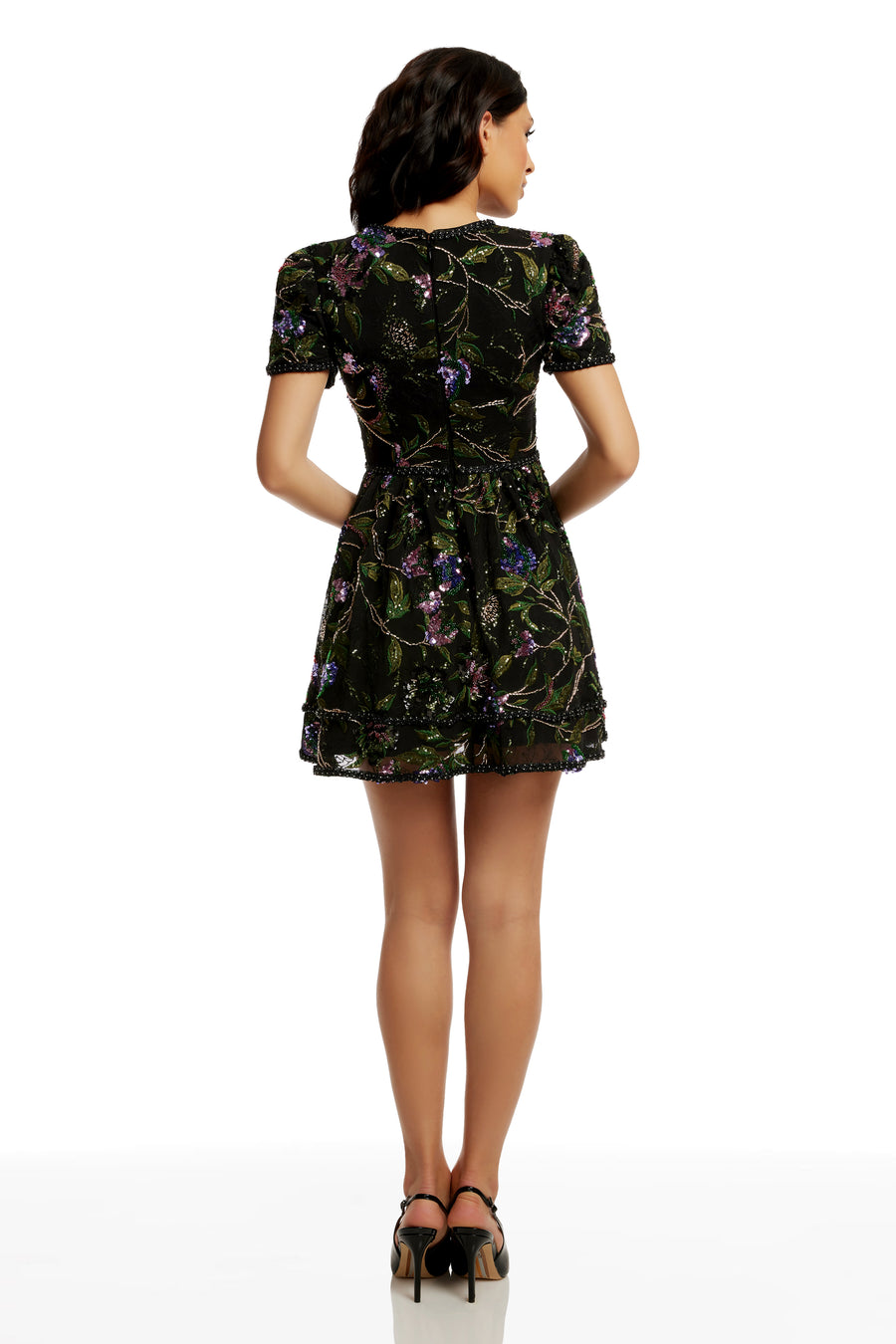 Tanner Dress / BLACK MULTI