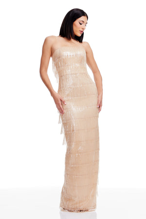 Tanya Dress / CHAMPAGNE