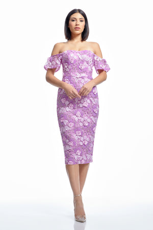 Tara Dress / Lavender Multi