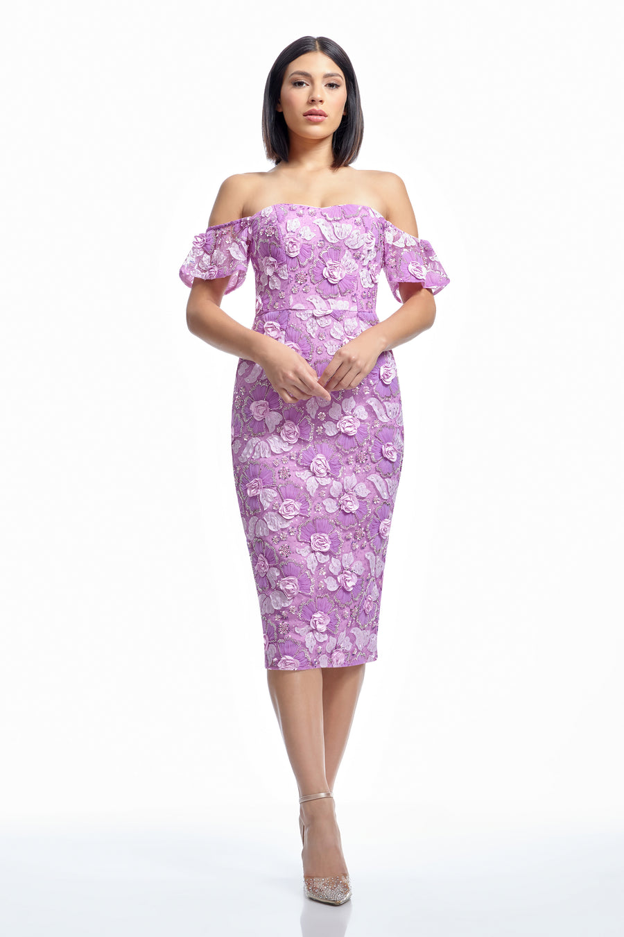 Tara Dress / Lavender Multi