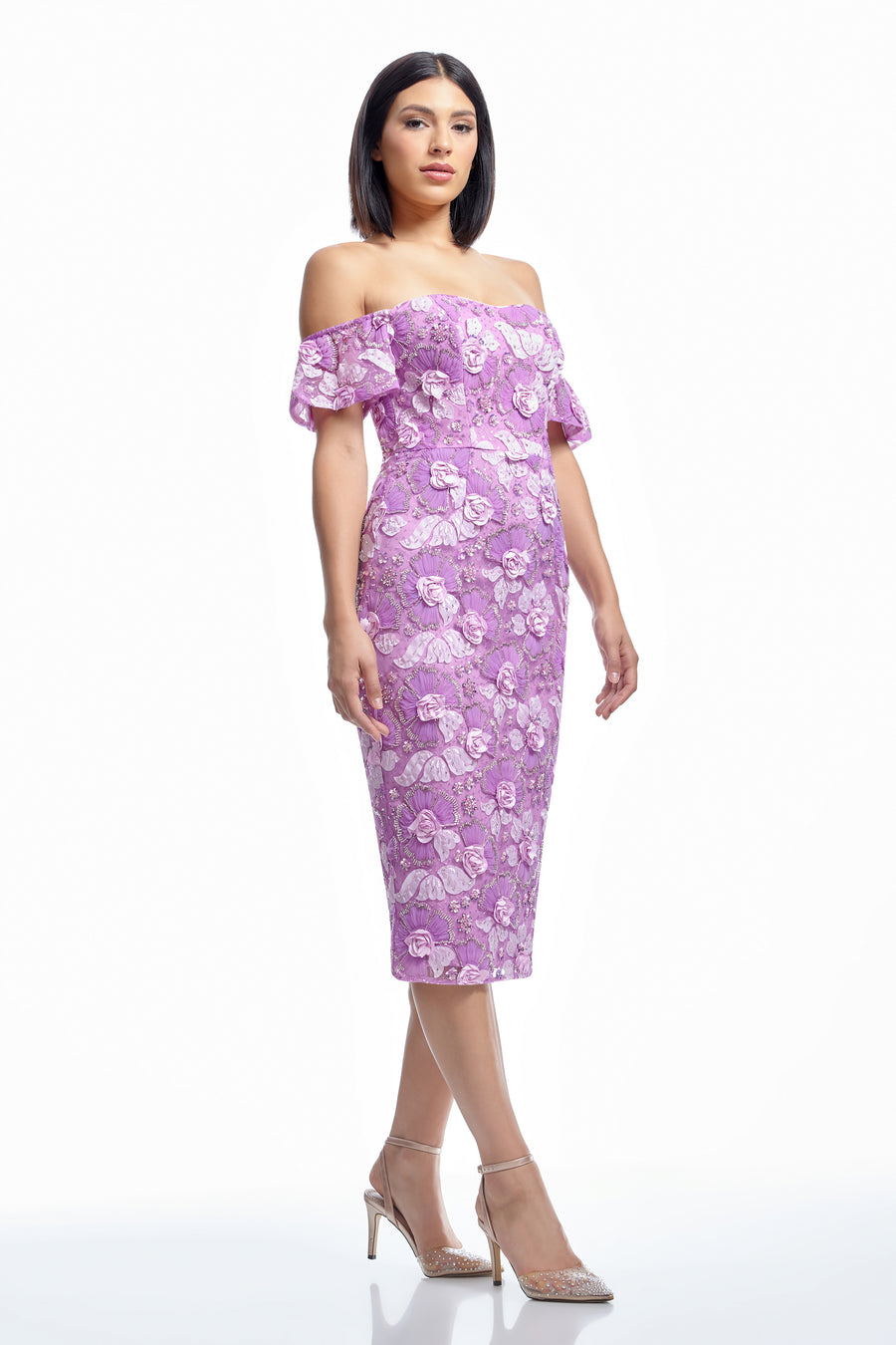 Tara Dress / Lavender Multi