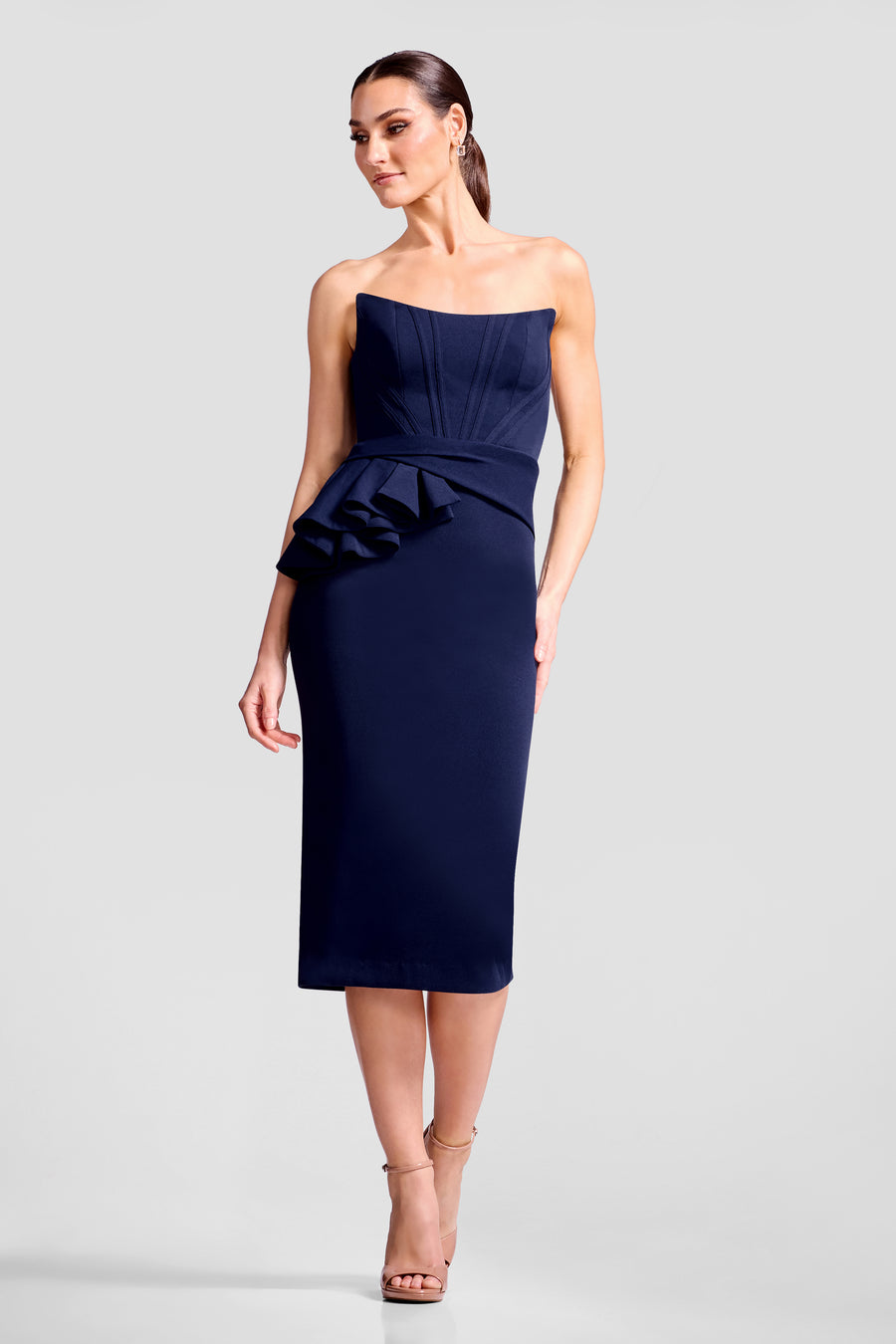 TEDDI DRESS / NAVY